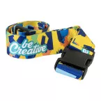 SuboStrap white  custom luggage belt 