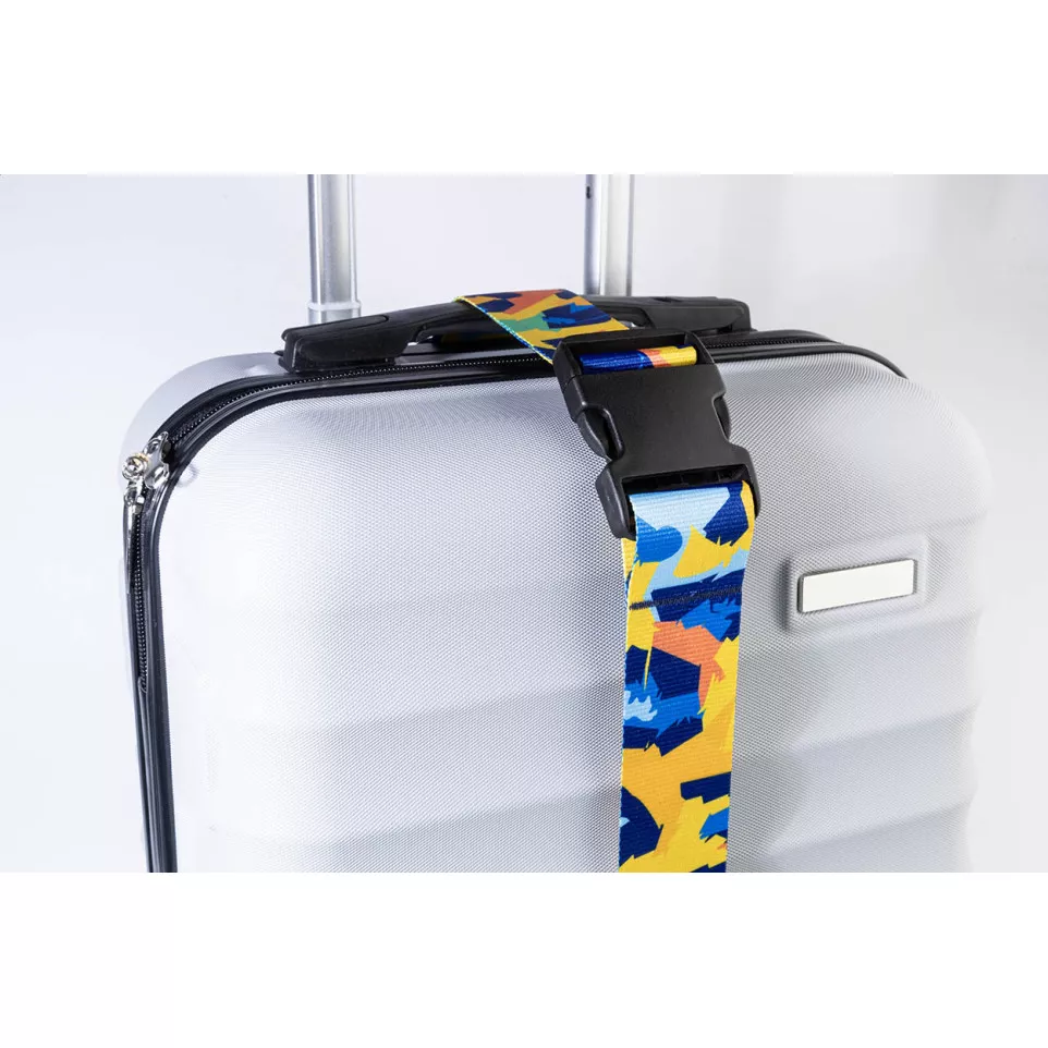 SuboStrap white  custom luggage belt 