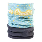 CreaScarf Winter gris  écharpe multifonctions en RPET personnalisée 