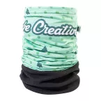CreaScarf Winter noir  écharpe multifonctions en RPET personnalisée 