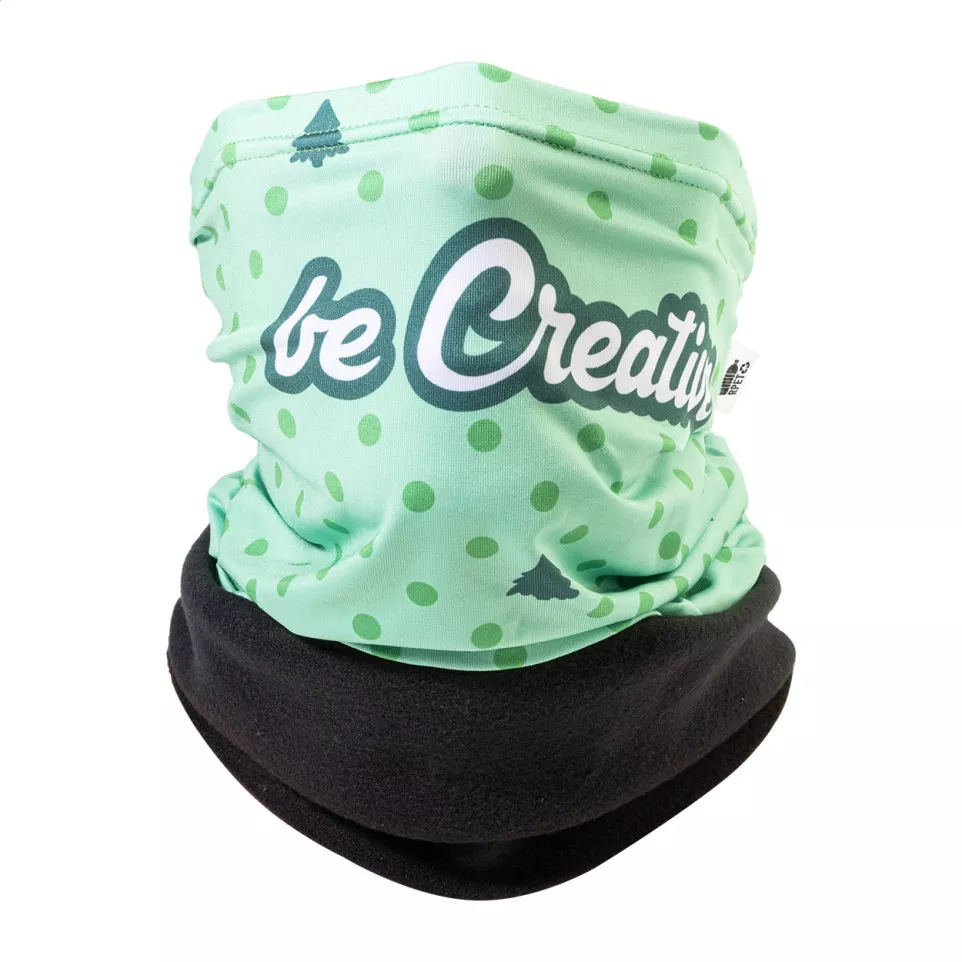 CreaScarf Winter zwart  custom RPET...