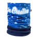 CreaScarf Winter blauw  custom RPET multiscarf 