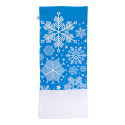 CreaScarf Winter blanc  écharpe multifonctions en RPET personnalisée 