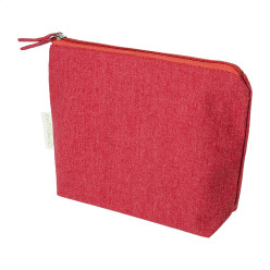 Cospex rood  make-up tas van gerecycled katoen 