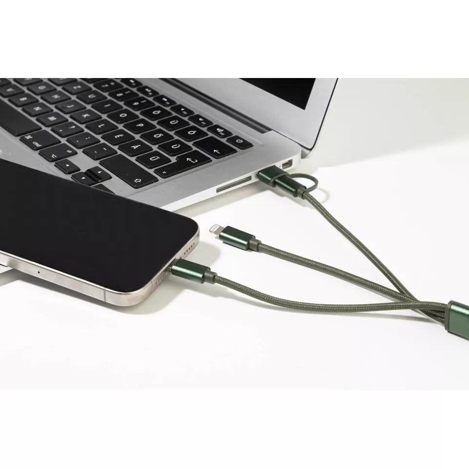 Rafob donker groen  Sleutelhanger USB...