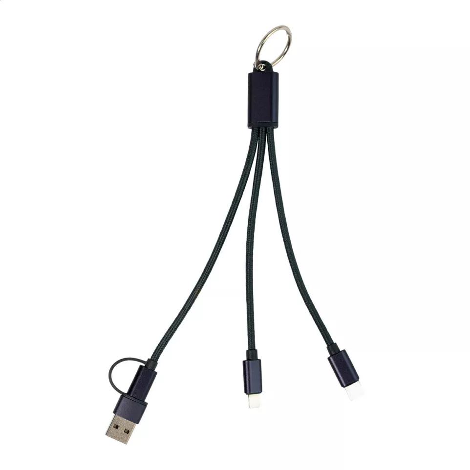 Rafob dark blue  keyring USB charger...