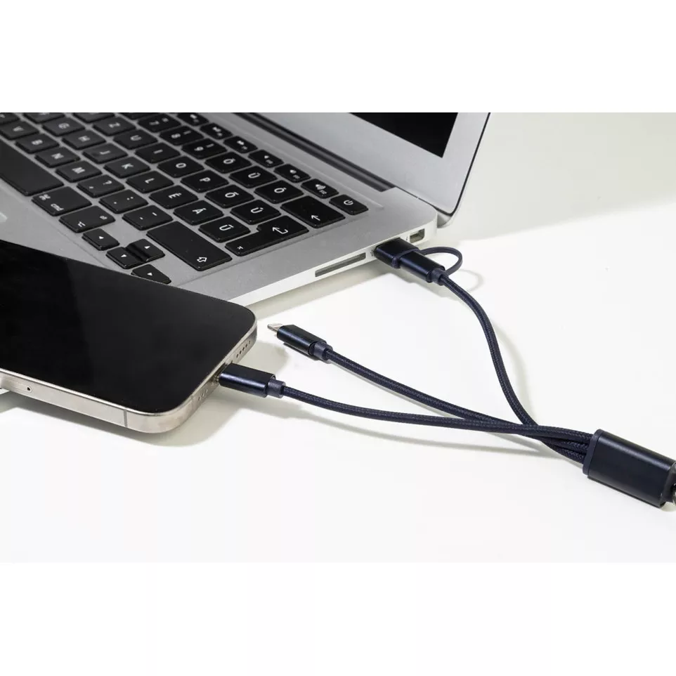 Rafob dark blue  keyring USB charger...