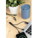 Rafob bleu foncé  Porte-clés avec câble de charge USB 