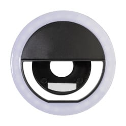 Radiance noir  Anneau lumineux pour selfie RABS 