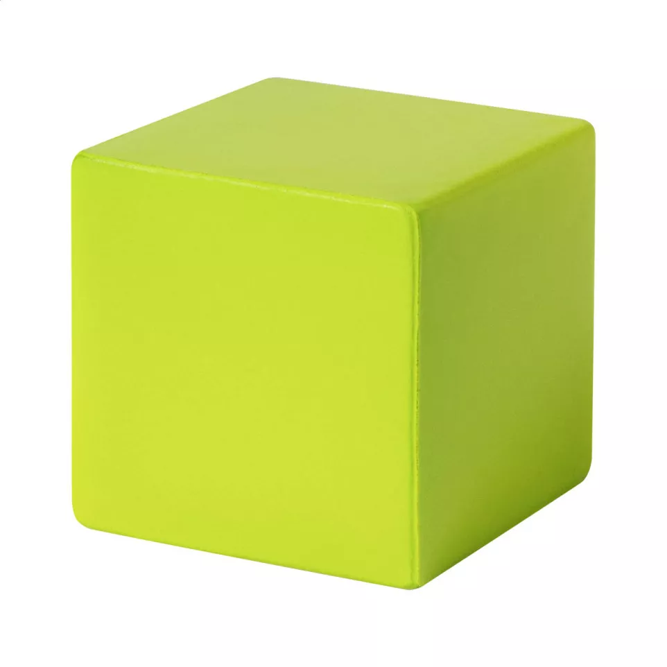 Cubix lime green  antistress ball 