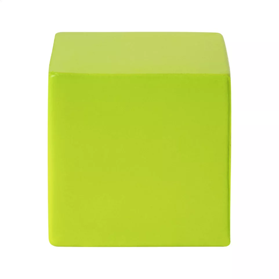 Cubix lime green  antistress ball 
