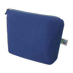 Ferbyss donker blauw  Fairtrade make-up tas 