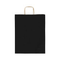 Papbag S zwart  papieren geschenktas, klein 