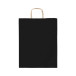Papbag S noir  Sac cadeau en papier, petit format 