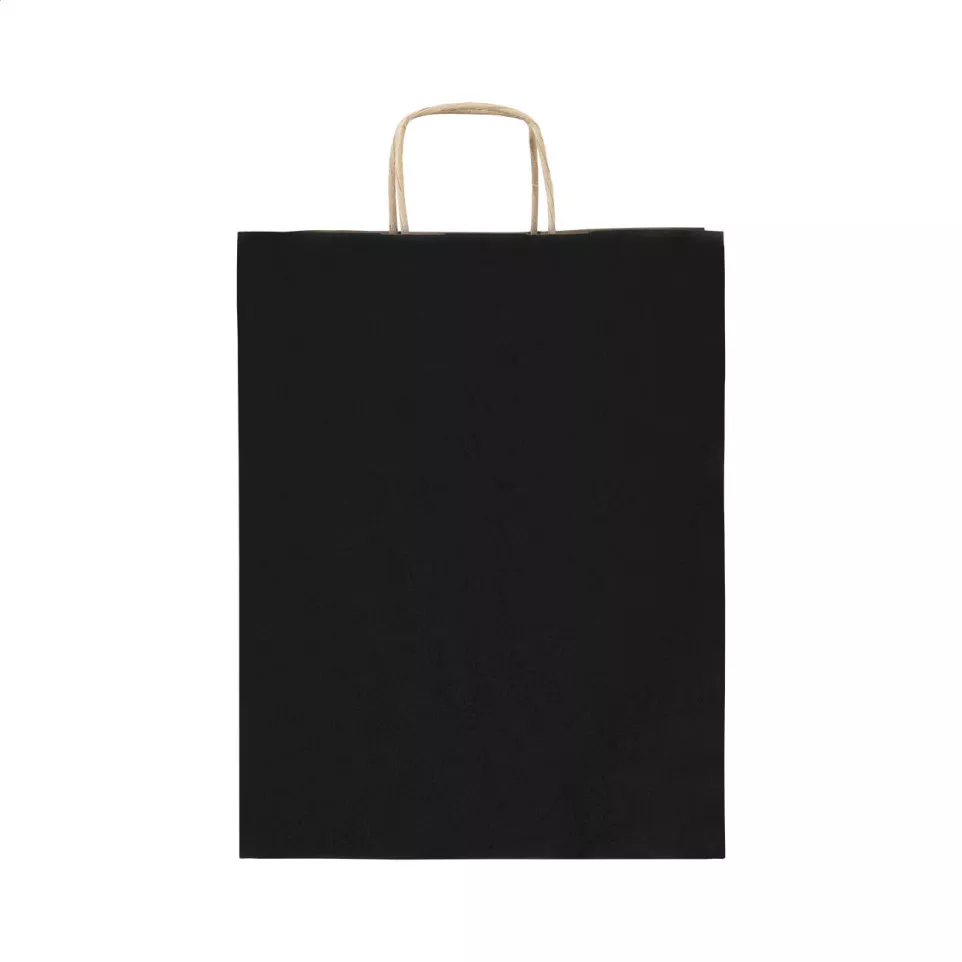 Papbag S noir  Sac cadeau en papier,...