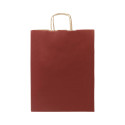 Papbag S burgundy  paper gift bag, small 