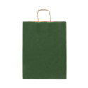 Papbag S vert  Sac cadeau en papier, petit format 