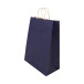 Papbag S bleu foncé  Sac cadeau en papier, petit format 
