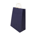 Papbag S dark blue  paper...