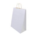 Papbag S blanc  Sac cadeau en papier, petit format 