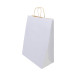 Papbag S blanc  Sac cadeau en papier, petit format 