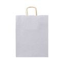Papbag S wit  papieren geschenktas, klein 