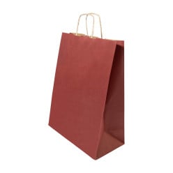 Papbag M bordeaux  papieren geschenktas, medium 