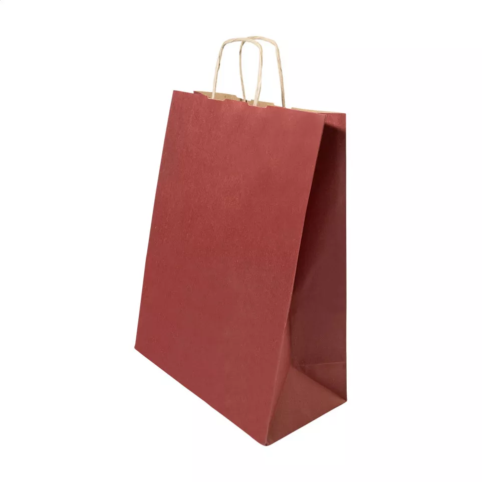 Papbag M bordeaux  papieren...