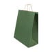 Papbag M groen  papieren geschenktas, medium 