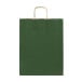 Papbag M green  paper gift bag, medium 