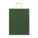 Papbag M vert  Sac cadeau en papier, format moyen 