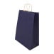 Papbag M bleu foncé  Sac cadeau en papier, format moyen 