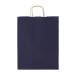 Papbag M dark blue  paper gift bag, medium 