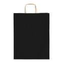 Papbag L noir  Sac cadeau en papier, grand format 