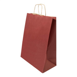 Papbag L bordeaux  papieren geschenktas, groot 