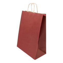 Papbag L burgundy  paper gift bag, large 