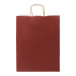 Papbag L burgundy  paper gift bag, large 