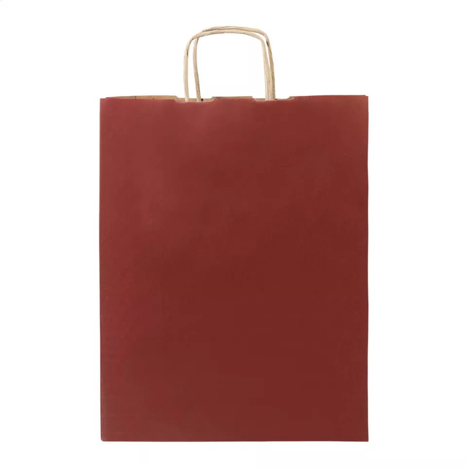 Papbag L bordeaux  papieren...