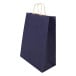 Papbag L bleu foncé  Sac cadeau en papier, grand format 