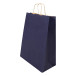 Papbag L donker blauw  papieren geschenktas, groot 
