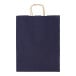 Papbag L bleu foncé  Sac cadeau en papier, grand format 