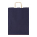Papbag L dark blue  paper gift bag, large 
