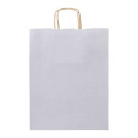 Papbag L white  paper gift bag, large 