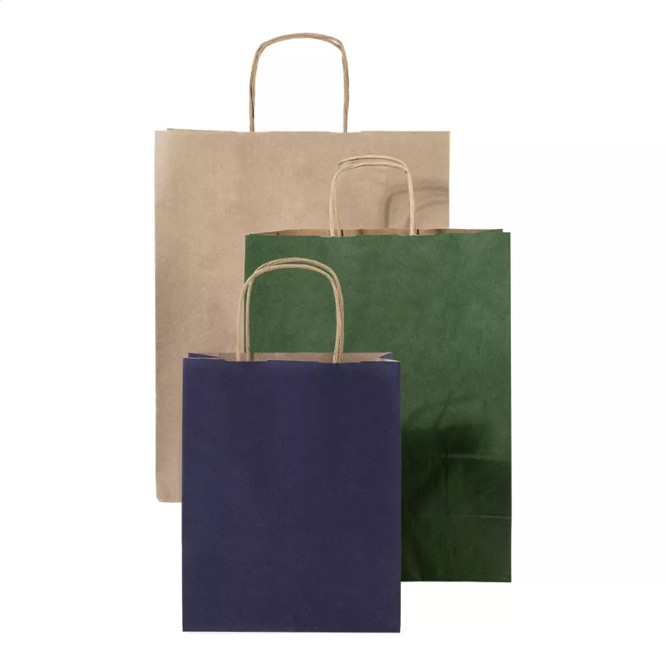 Papbag L natuurlijk  papieren...