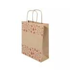 Julegave S naturelle  Sac cadeau de Noël, petit format 