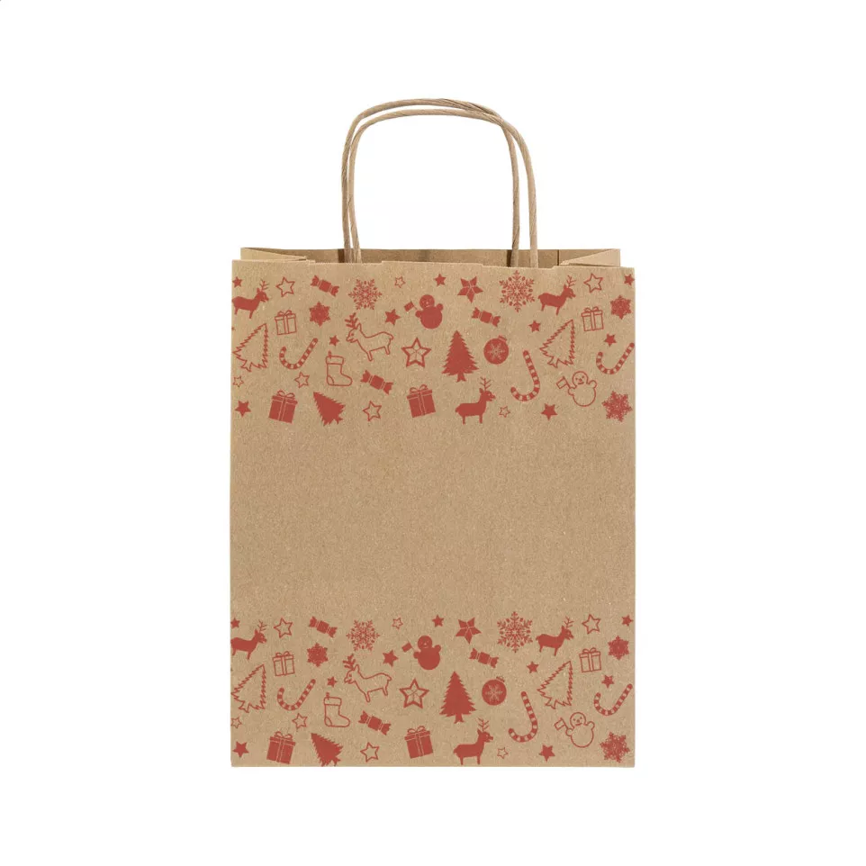 Julegave S naturelle  Sac cadeau de...