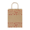Julegave M natural  Christmas gift bag, medium 