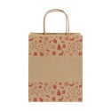 Julegave M naturelle  Sac cadeau de Noël, format moyen 