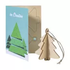 FestiCard natural  Christmas card, tree 