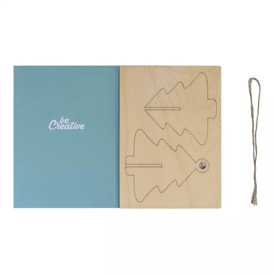 FestiCard natural  Christmas card, tree 